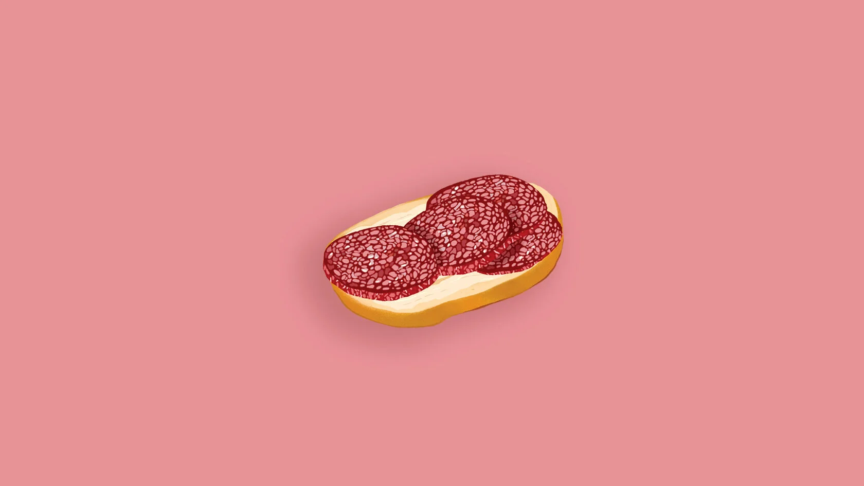 Открытка Сырокопченая