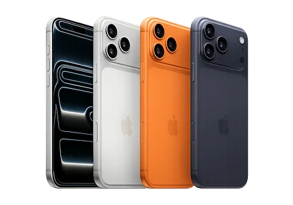 iPhone 17 Pro в доступных цветах