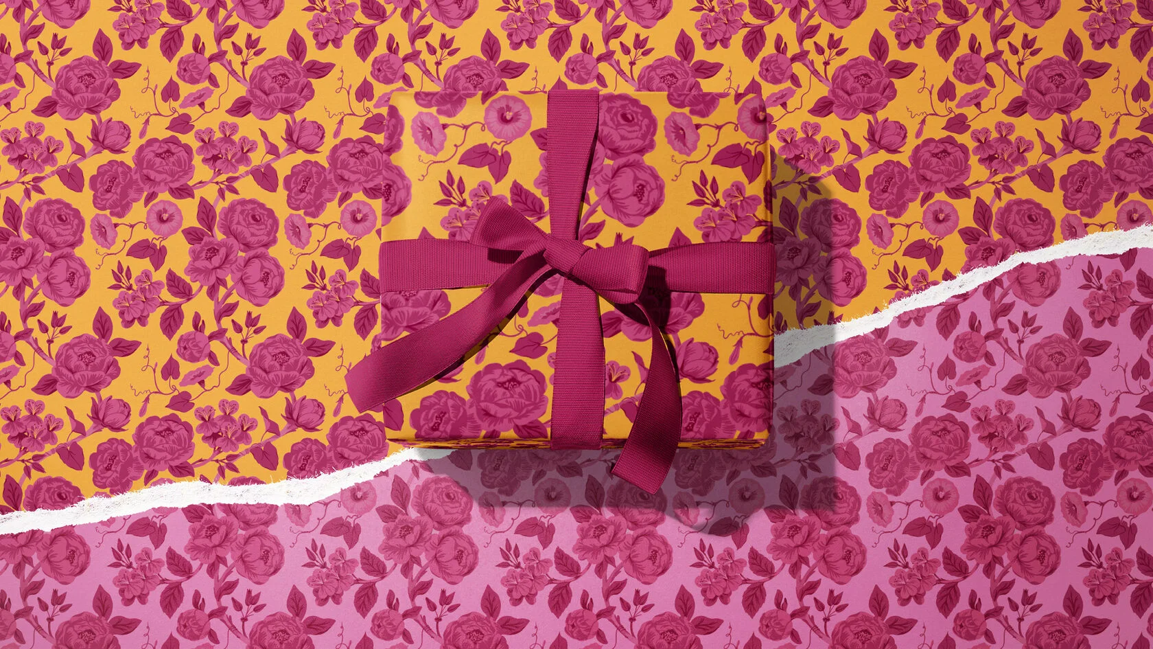 Упаковочная бумага О`Пионы (двусторонняя) O Paper Упаковочная бумага О`Пионы (двусторонняя) O Paper