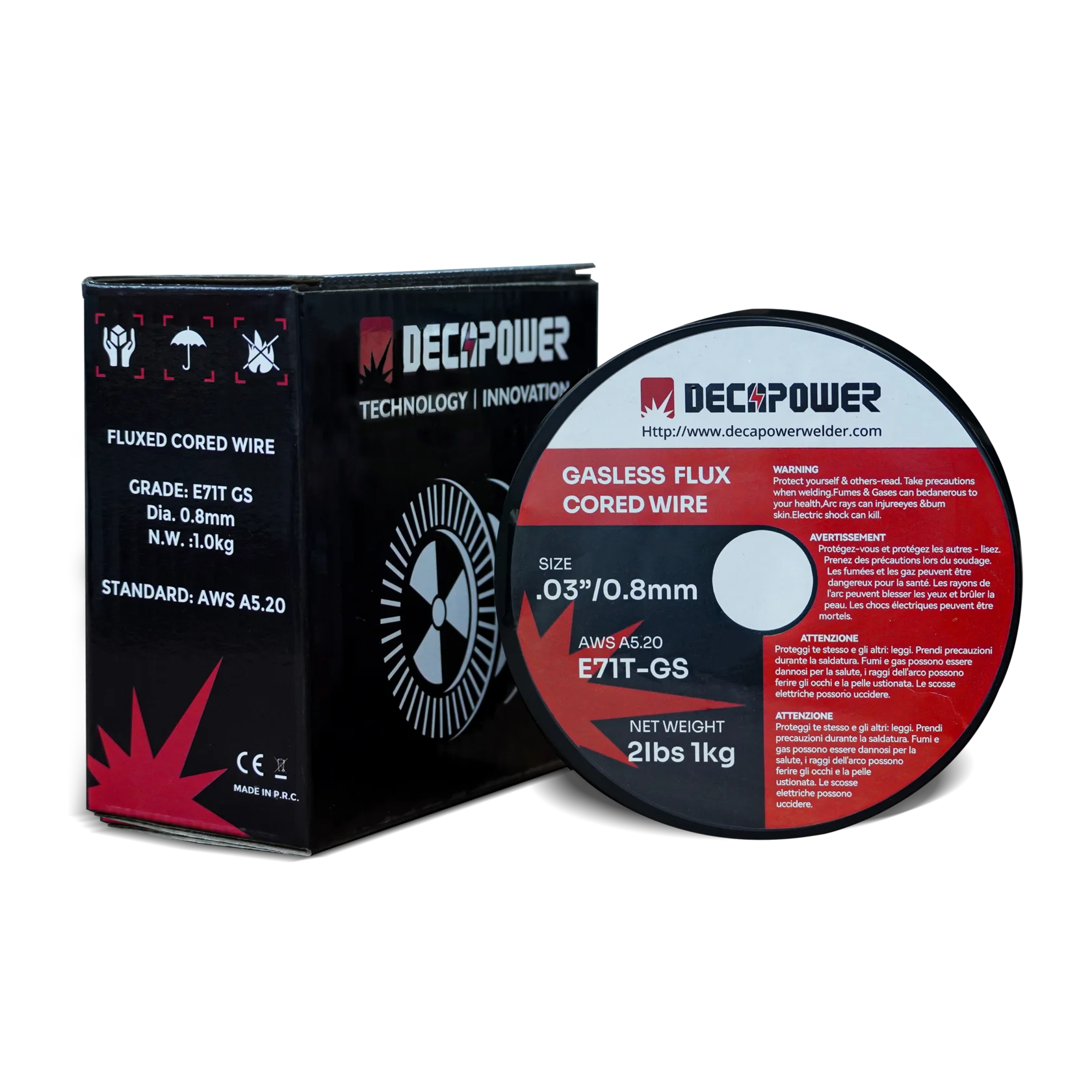 DECAPOWER FLUX E71T-GS