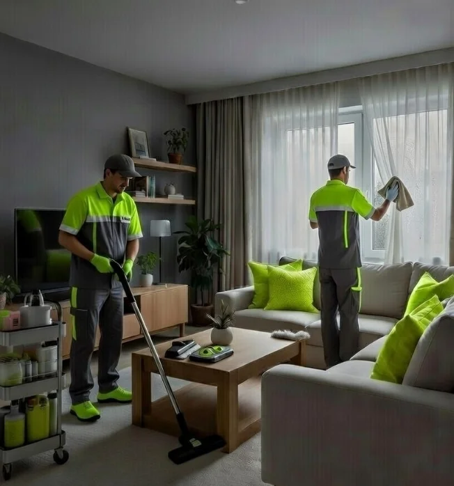 После уборки