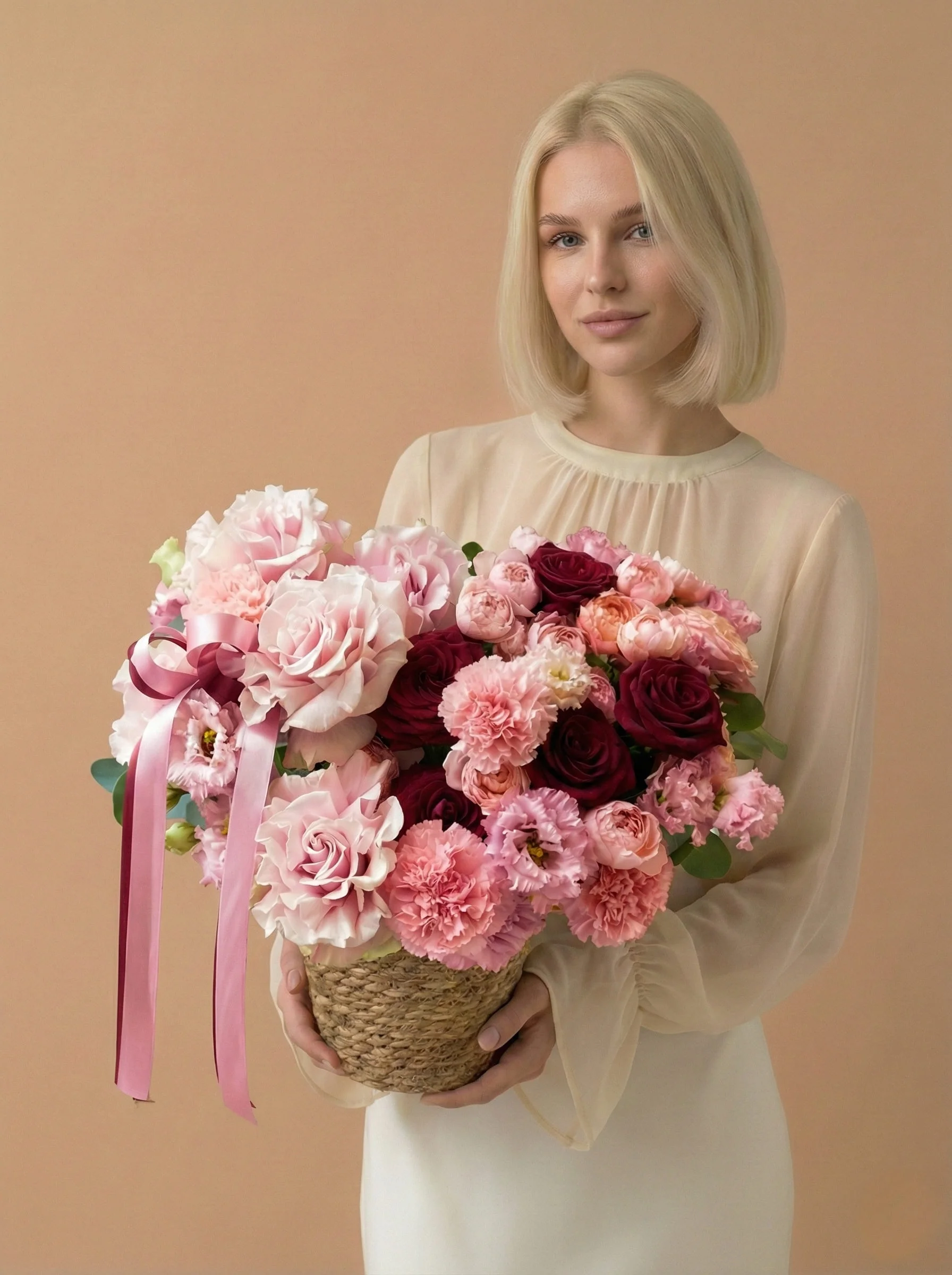 Корзины с цветами