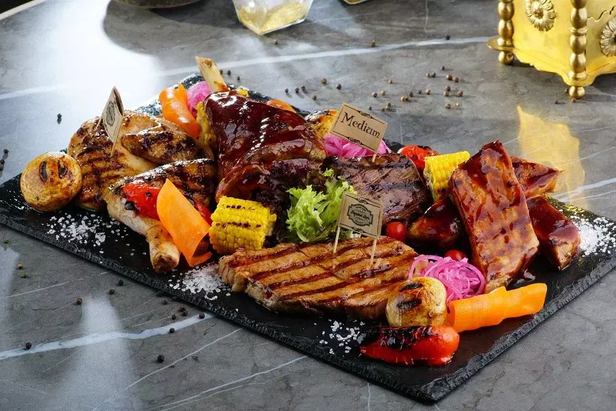 Большой мясной гриль