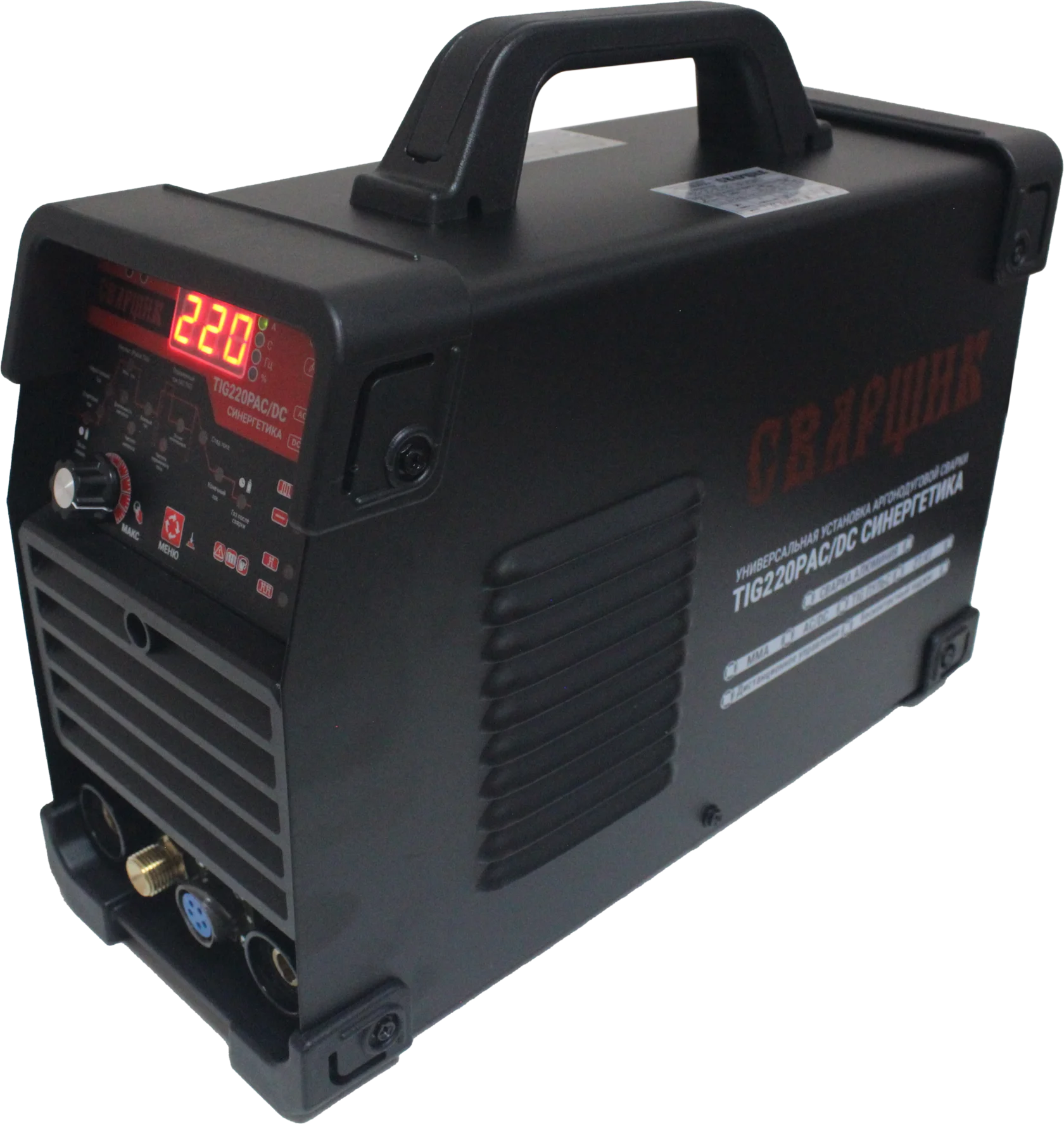 Установка инверторная Сварщик TIG220PAC/DC СИНЕРГЕТИКА — изображение товара
