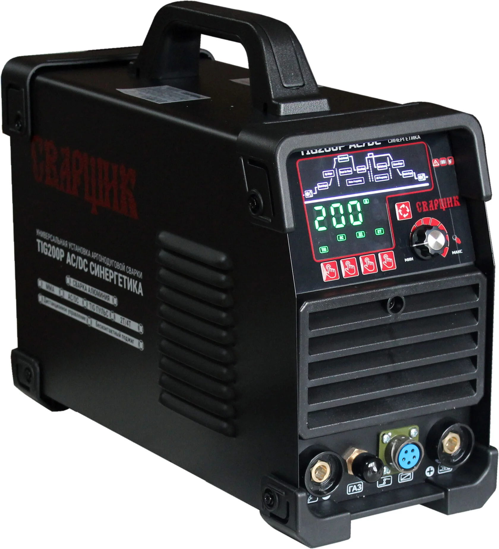 Установка инверторная Сварщик TIG-200P AC/DC СИНЕРГЕТИКА — изображение товара