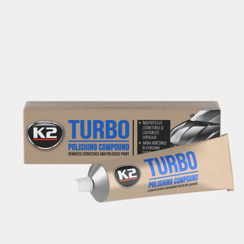 Полироль восковой для устранения мелких царапин K2 TURBO WAX, 120 г ...