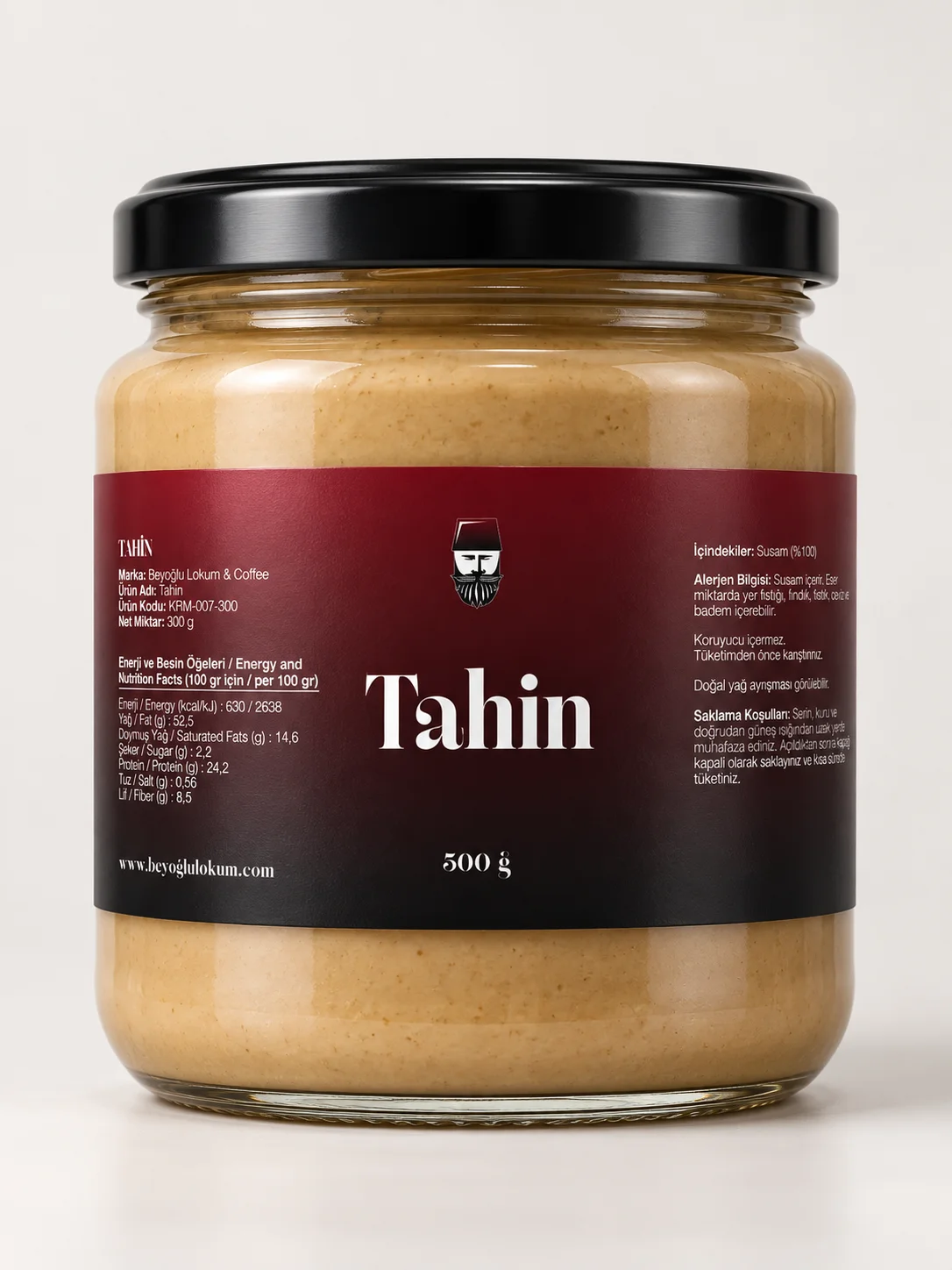 Tahini Beyoğlu de sésamo en frasco