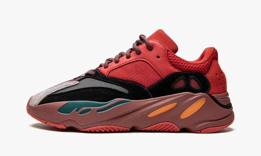 Yeezy 700 best sale black orange