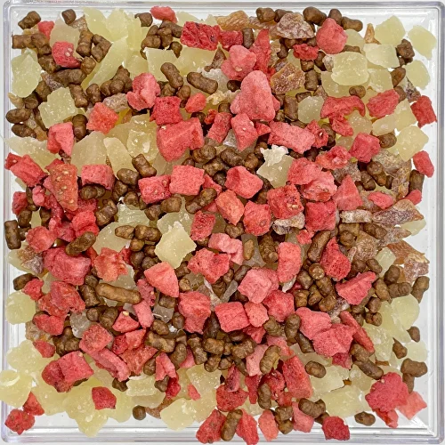 Гречишный с клубникой и персиком