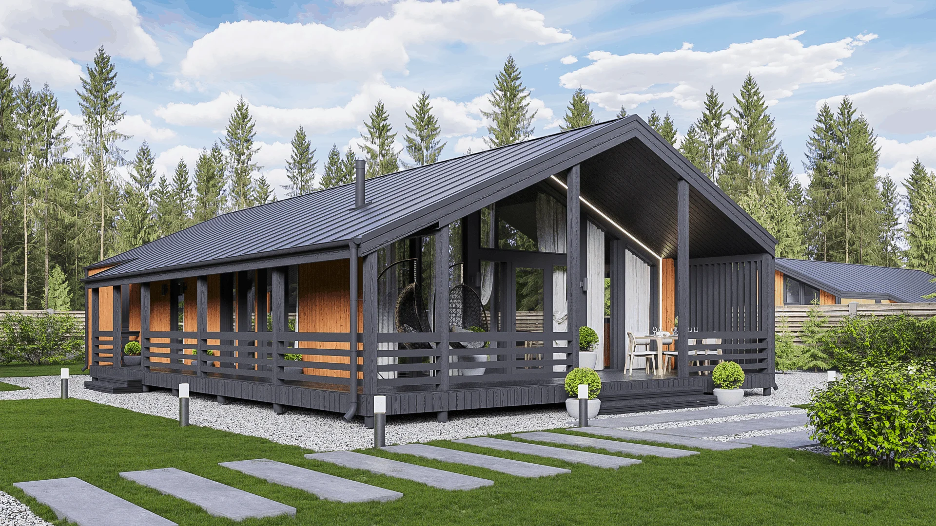 Fertighaus 120 m², 14,3 × 8,5 m