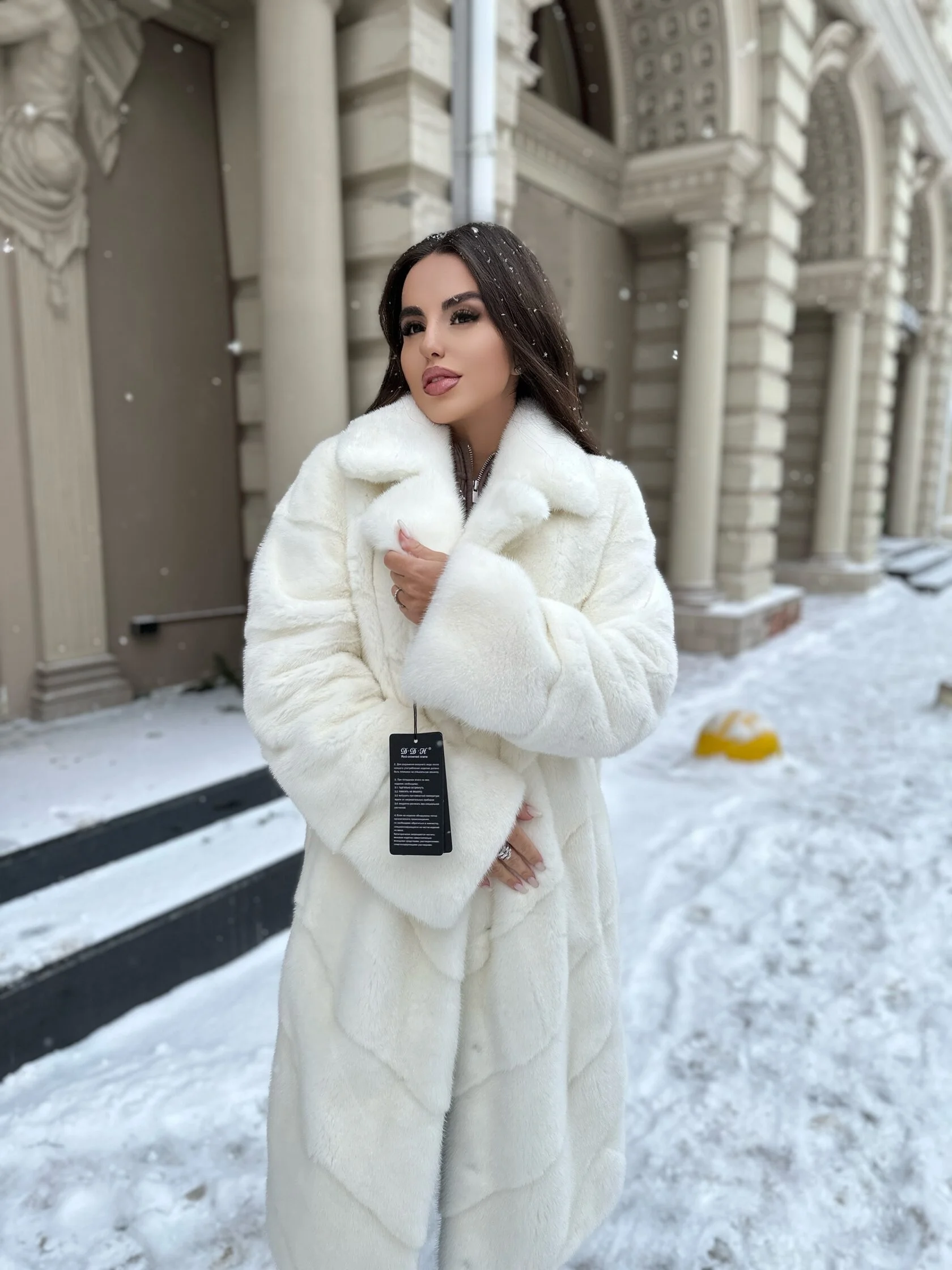 Светлый оттенок норкового меха