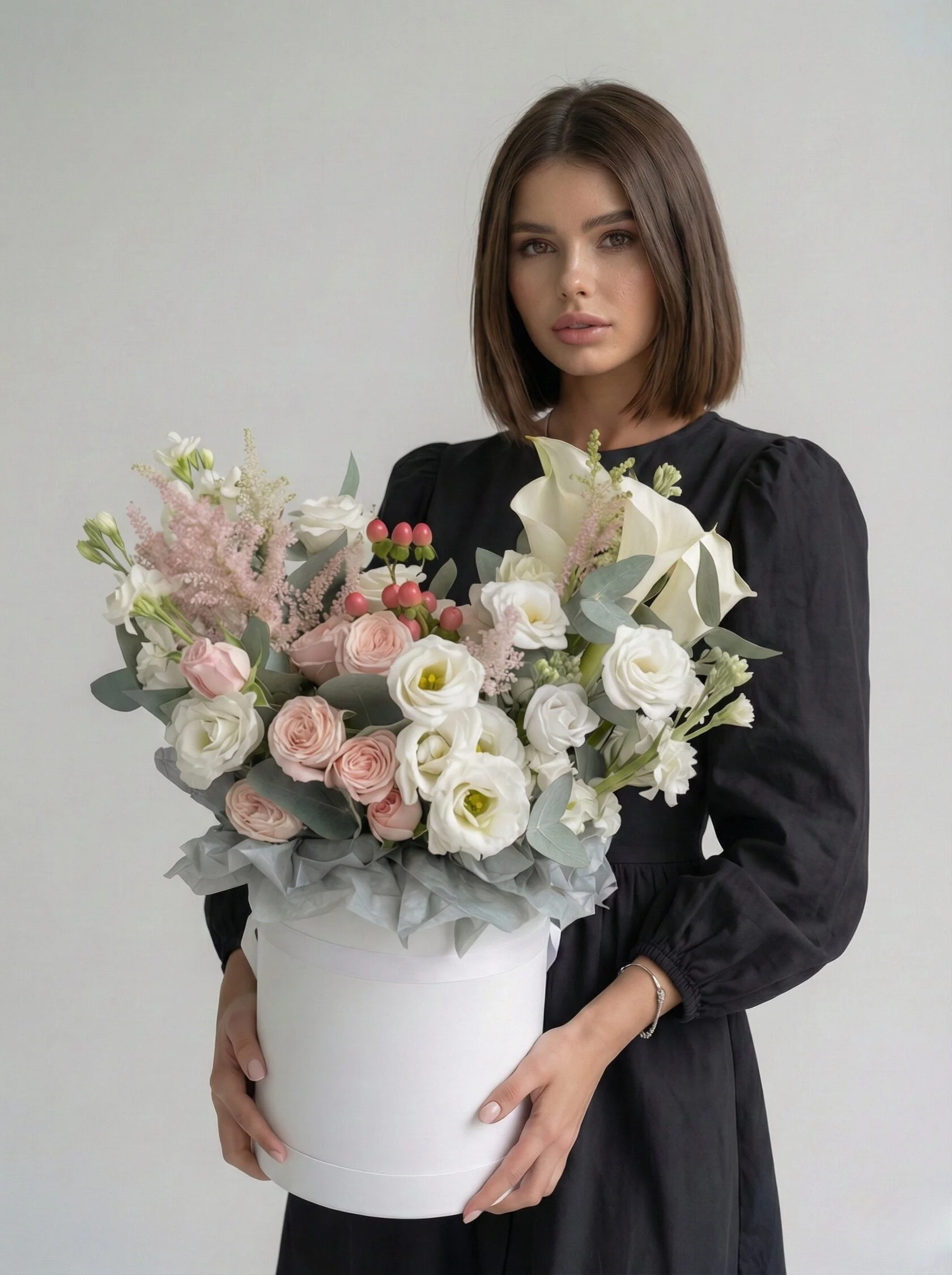 Цветы в коробке