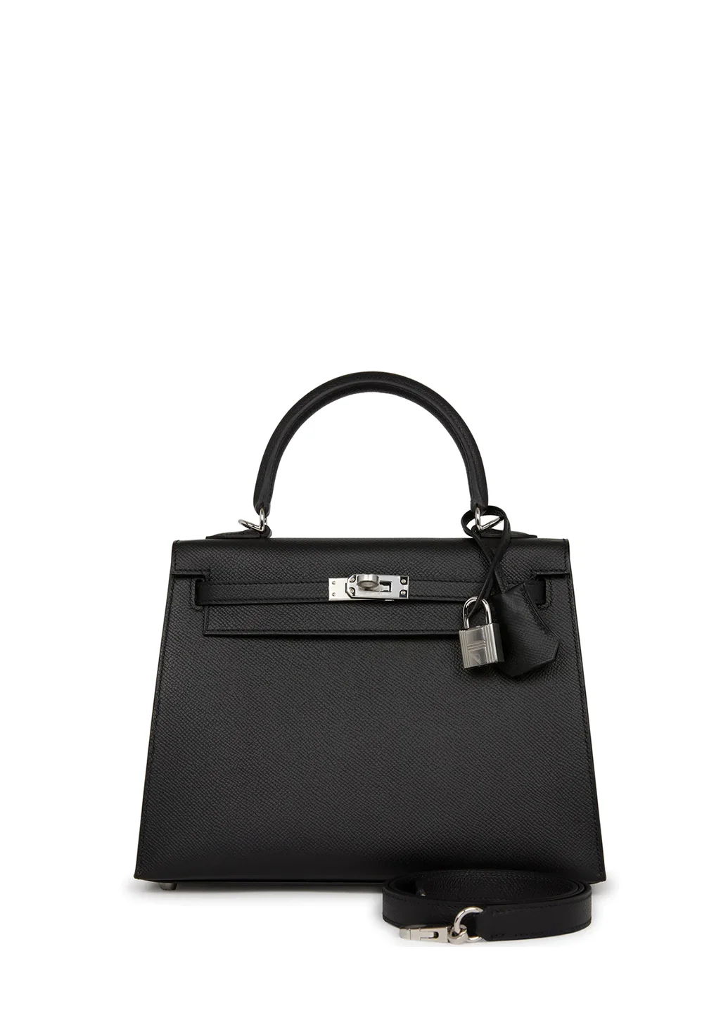 Hermes Kelly 25 Epsom Bag Black Palladium Hardware Idealism