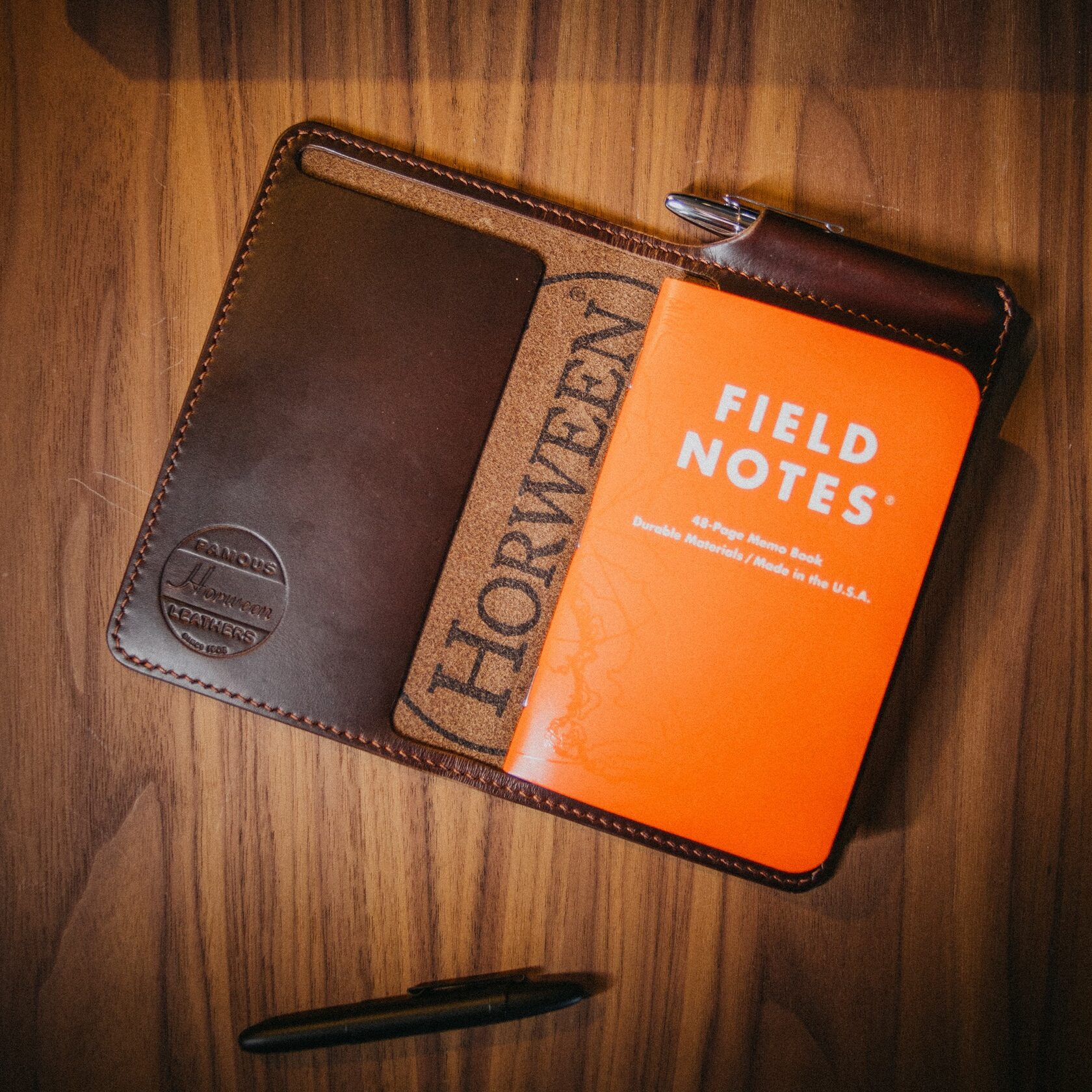 EDC-набор: Field Notes Expedition + Fisher Space Pen + кожа