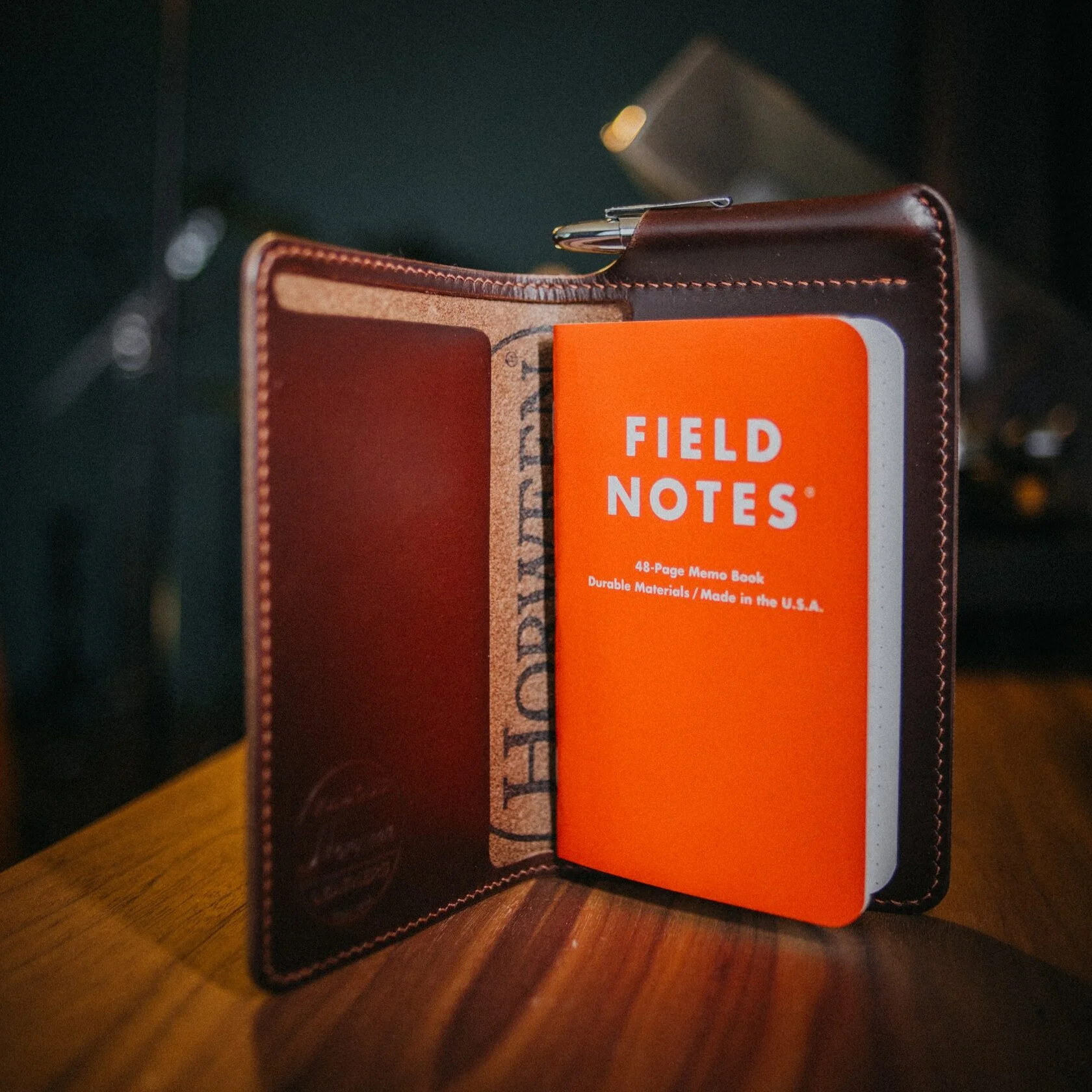 EDC-набор: Field Notes Expedition + Fisher Space Pen + кожа