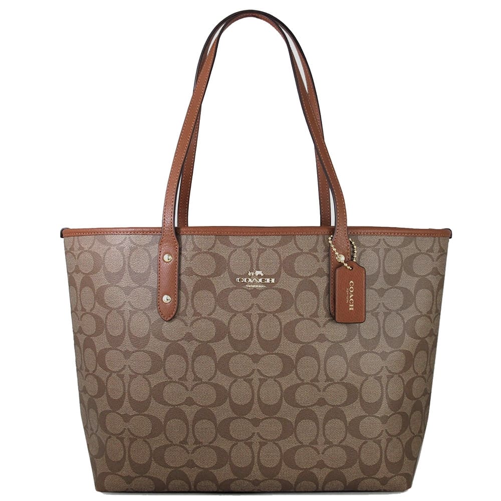 Coach signature tote hotsell