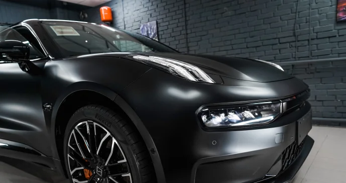 Chinese electric car detail