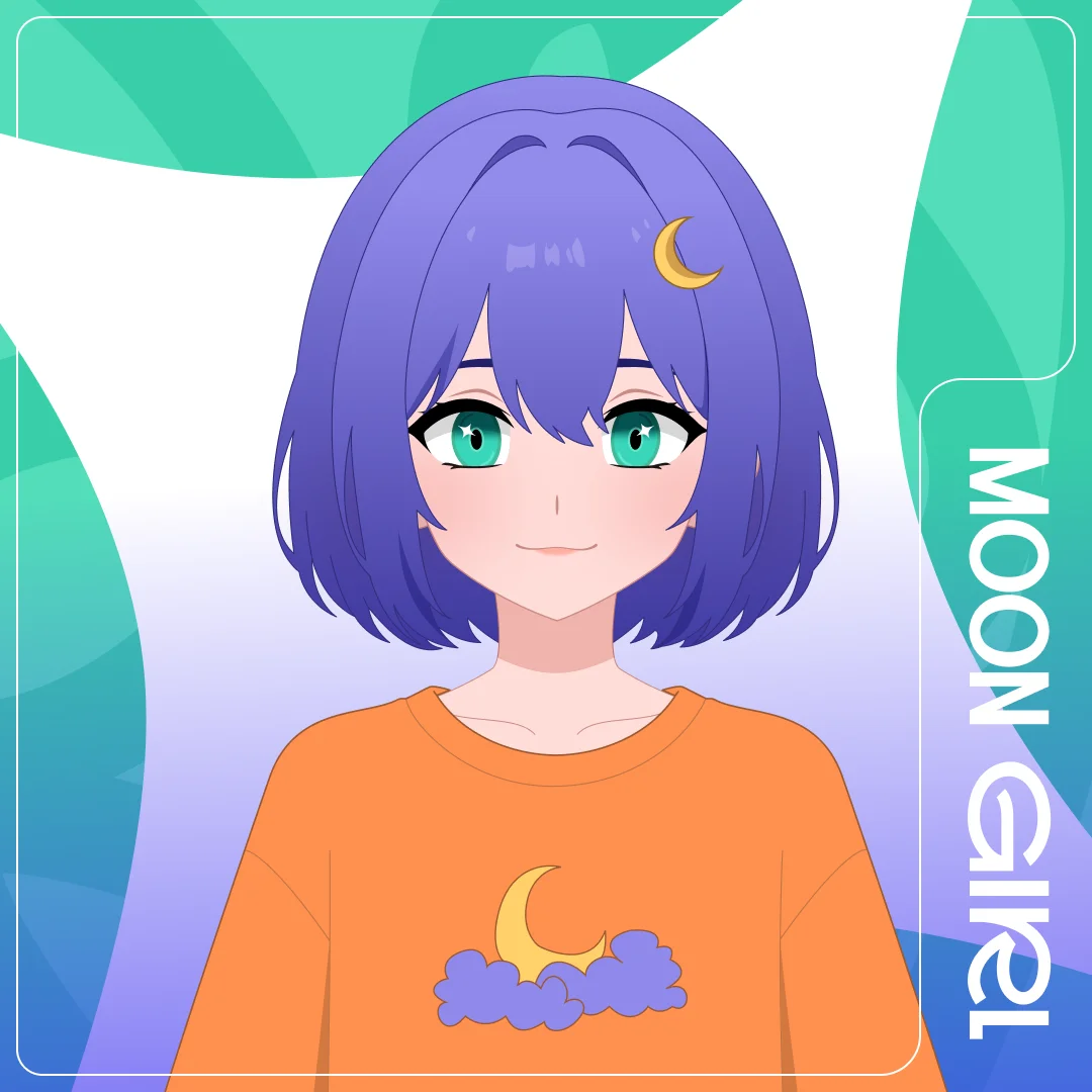 Аниме девочка в пижаме — Live2D-персонаж INSPER