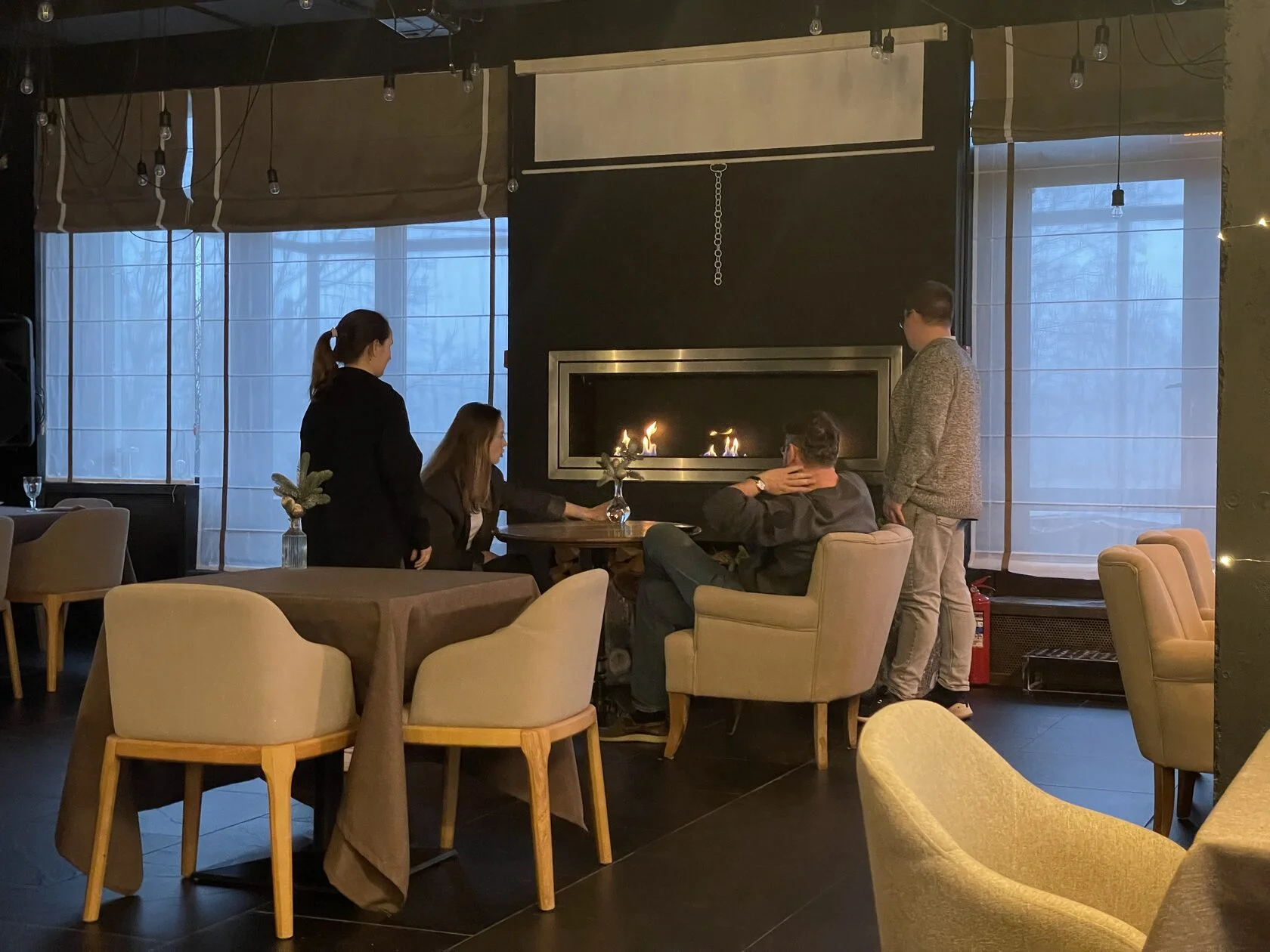 Ресторан при гостинице после редизайна