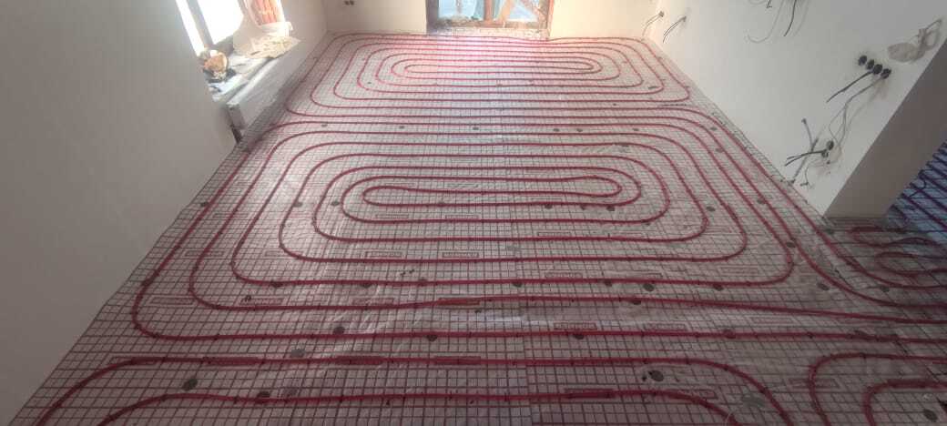 Монтаж водяного теплого пола