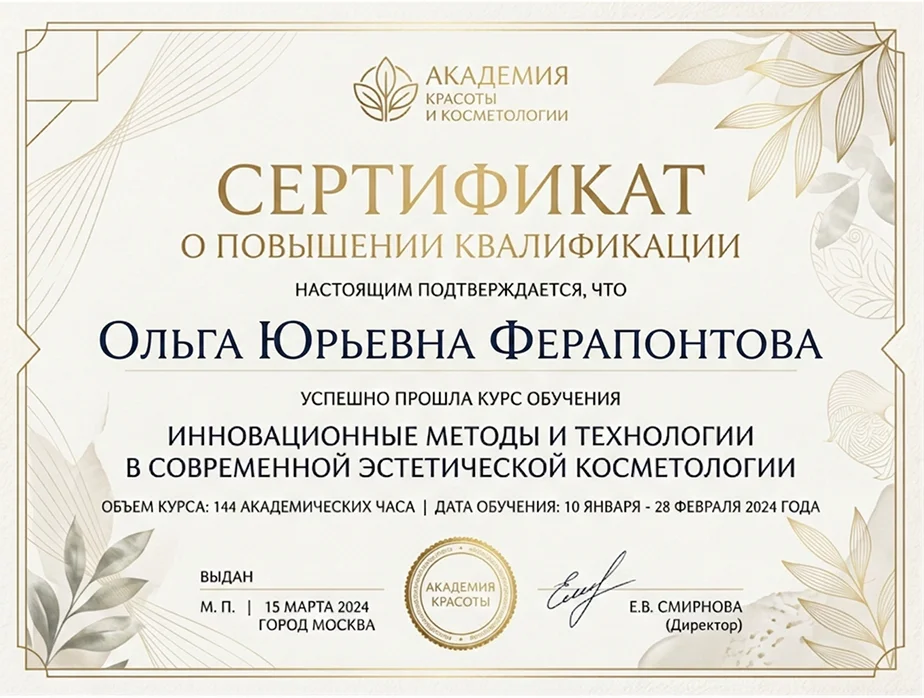 Сертификат 3