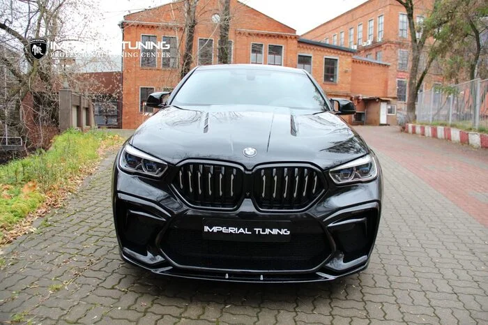 Bmw X6 G06 Imperial Falcon Black — установка полного обвеса Imperial Falcon