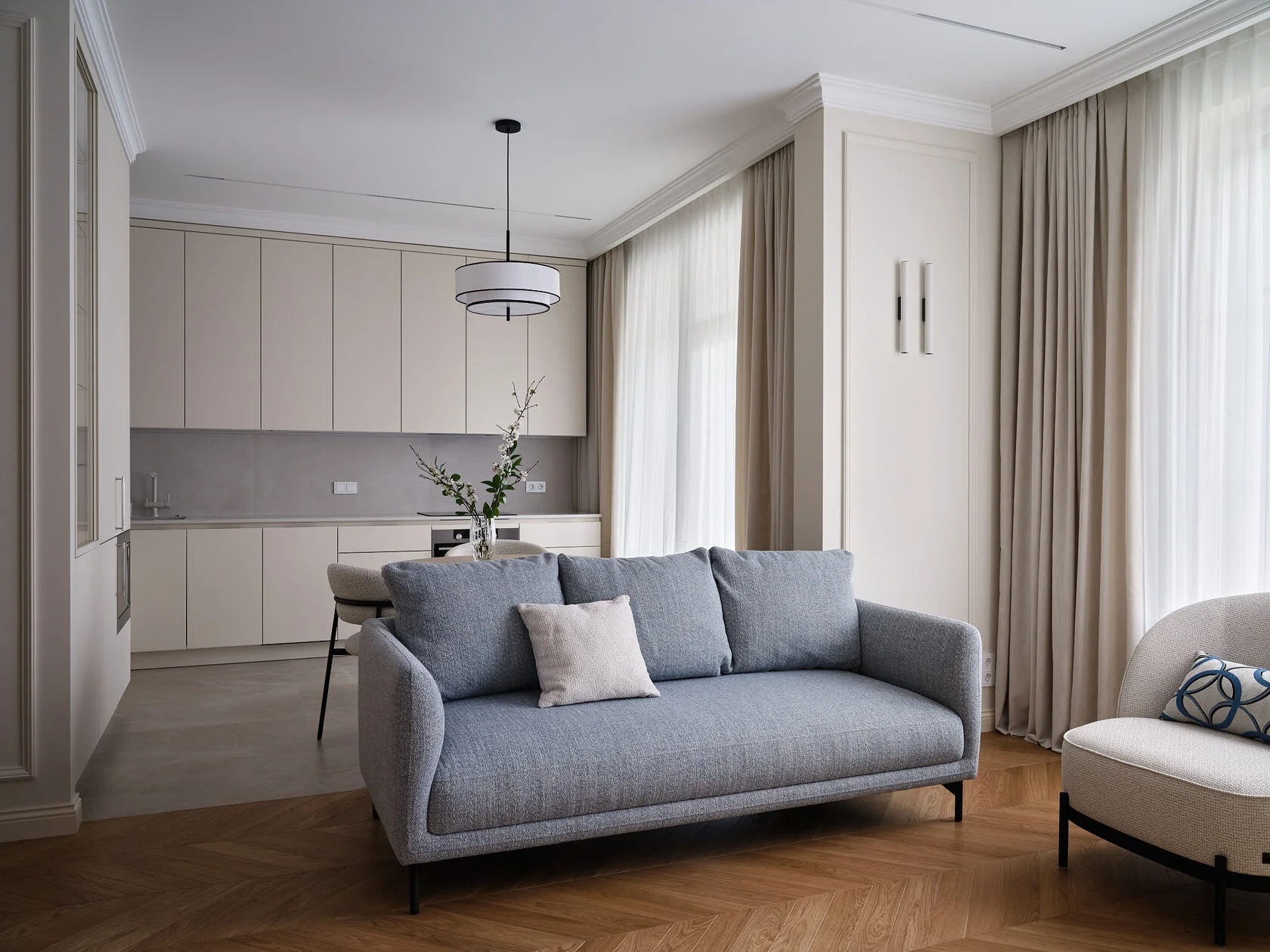 Ремонт квартиры ЖК Настоящее 60 м²