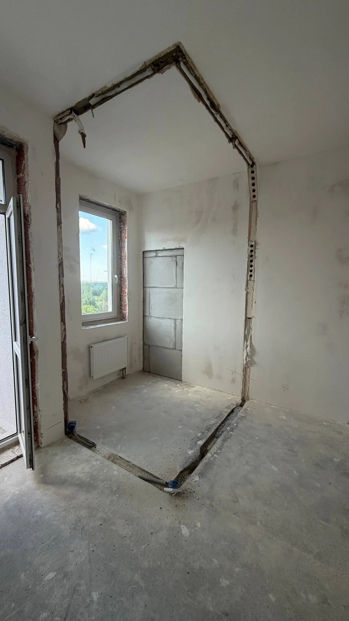 Двухкомнатная квартира 55 м² — перепланировка