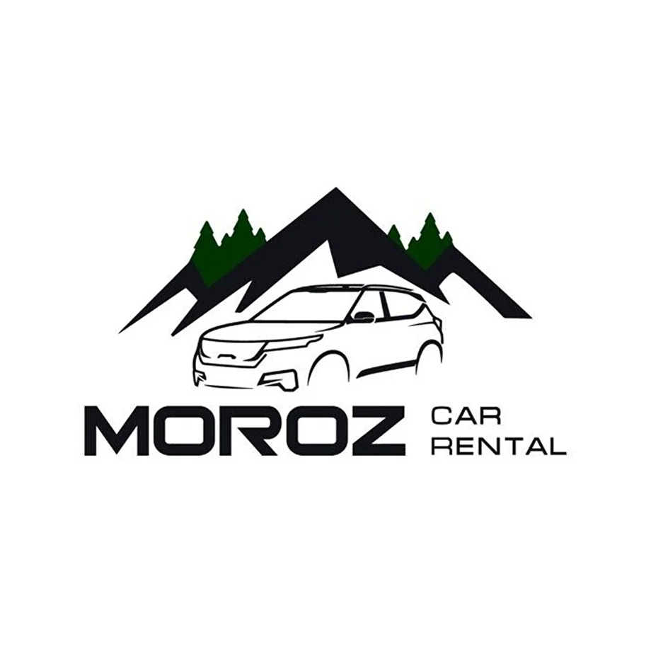 Дизайн логотипа Moroz Car Rental: Комбинированный логотип