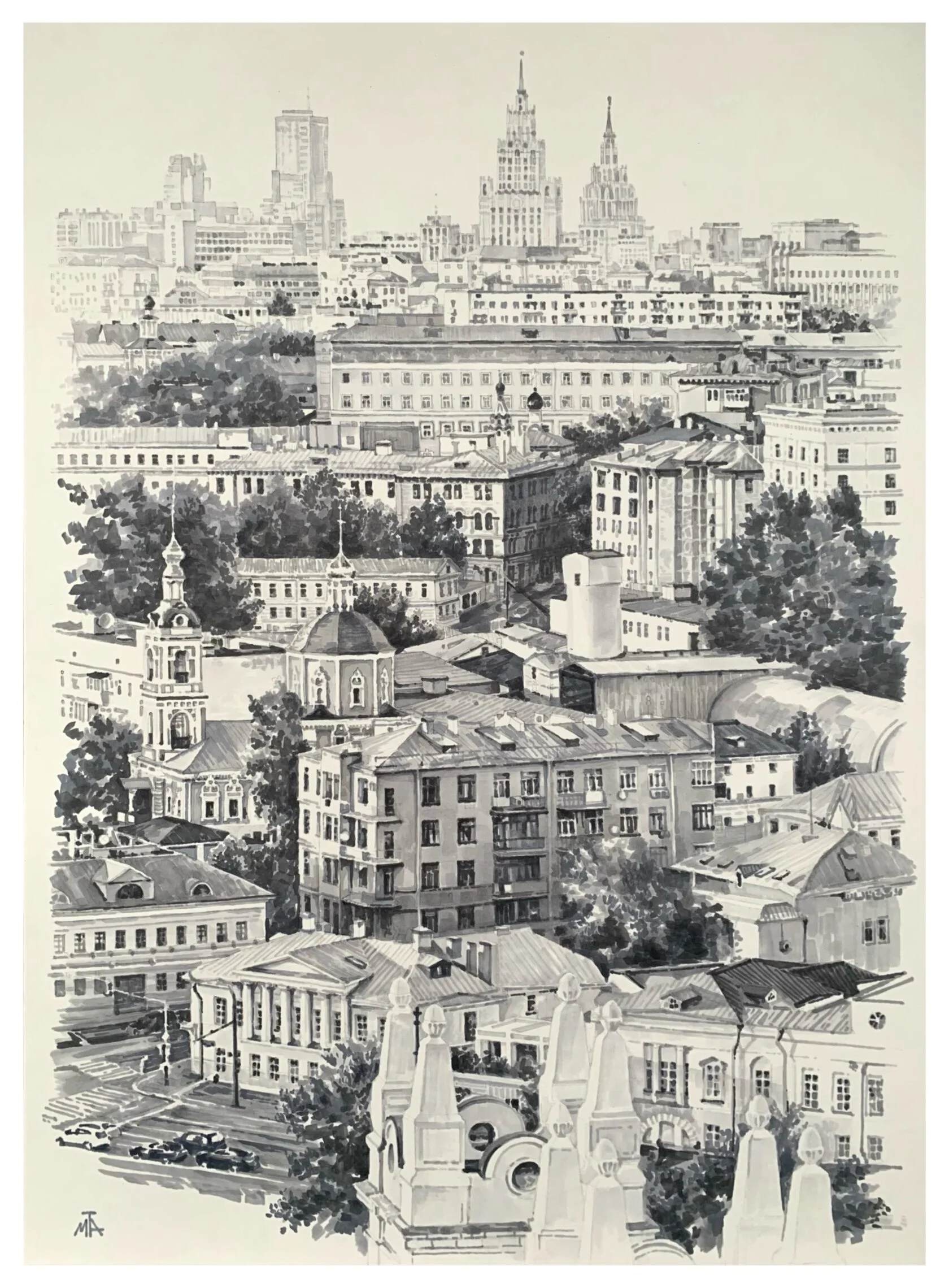Панорама Москвы