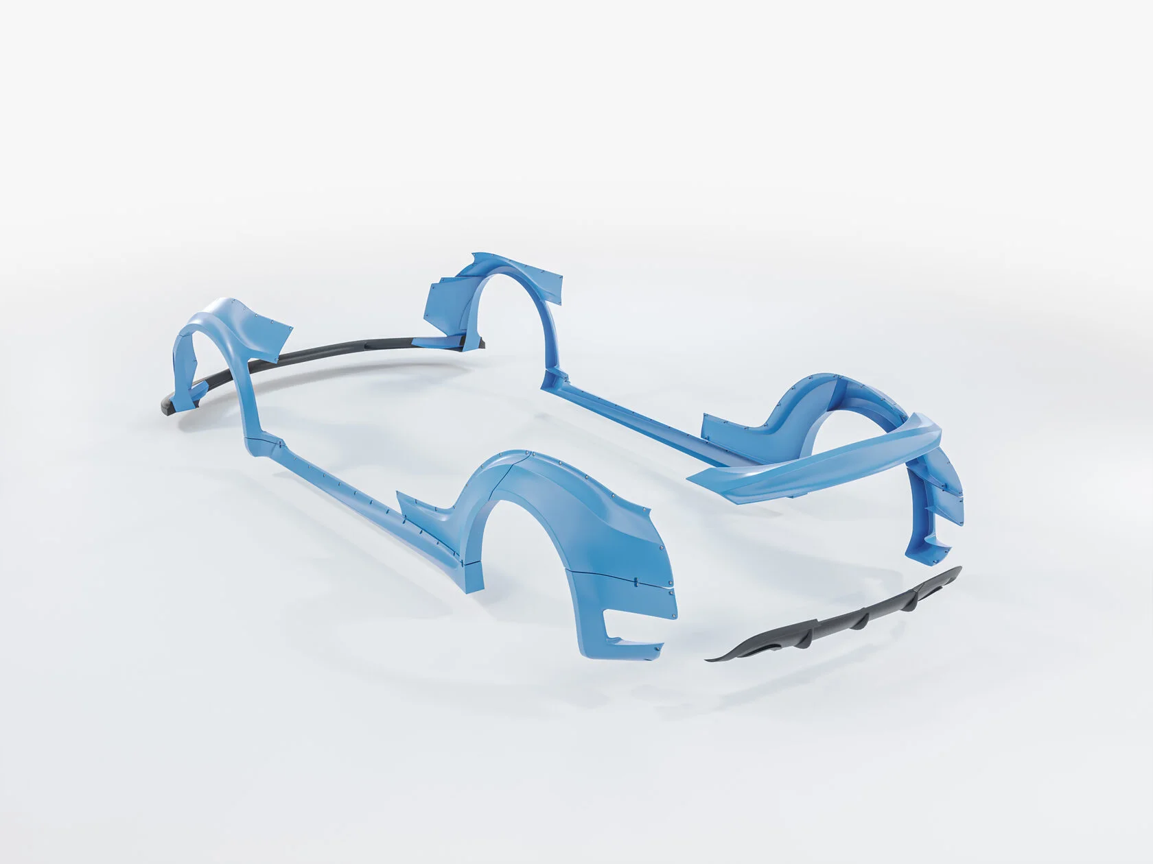 FENDERIST SPEC S Full Set / WIDE BODY KIT INFINITI G37 / NISSAN