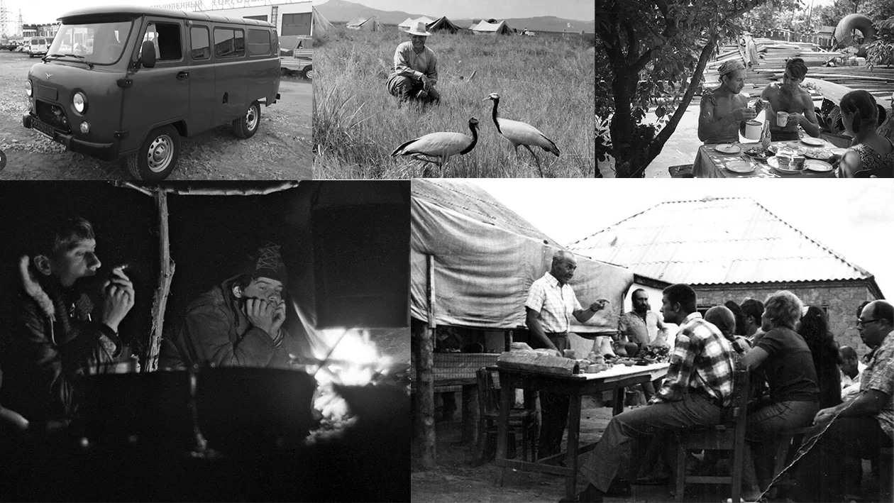 Мудборд — лагерь археологов 70-х