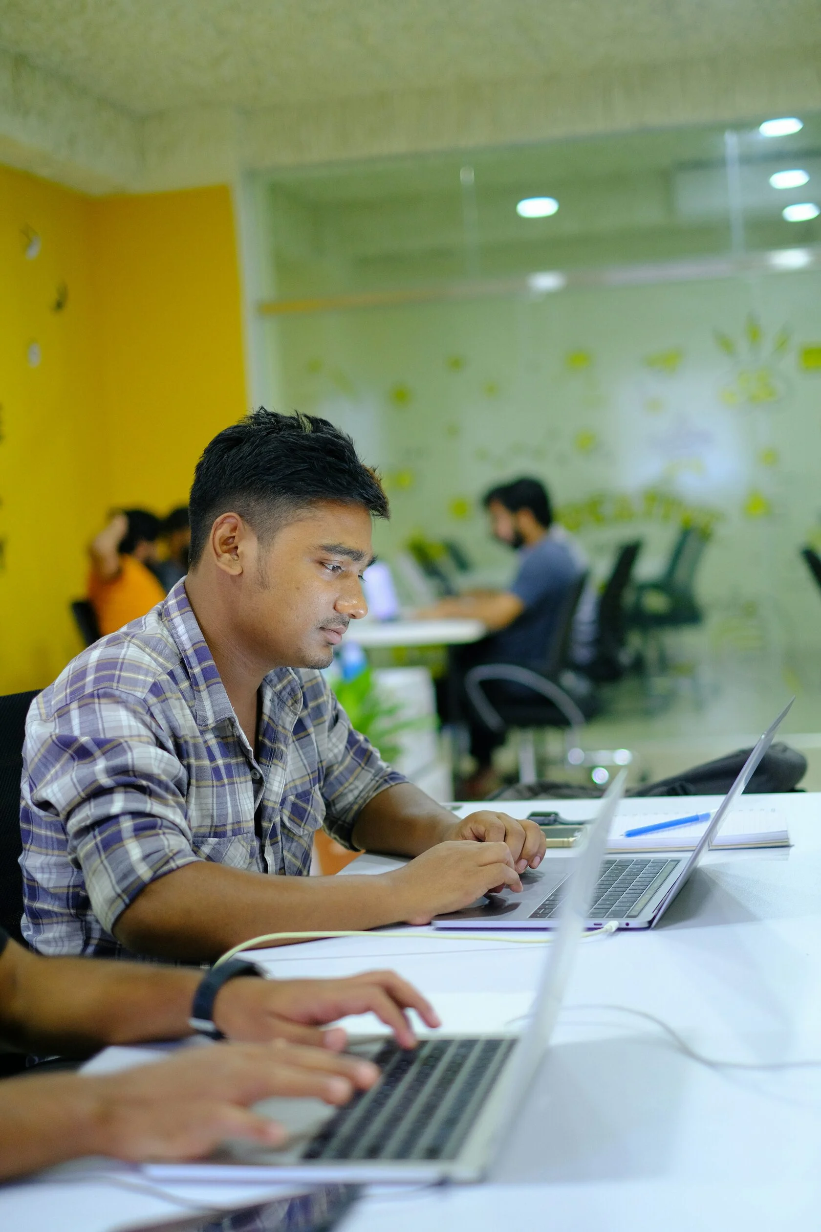 Modern technology workspace