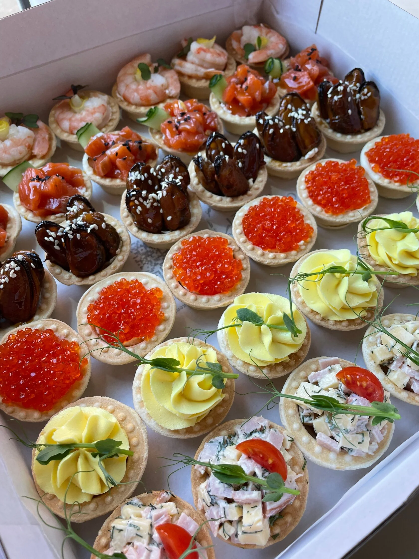 Тарталетки 6 вкусов