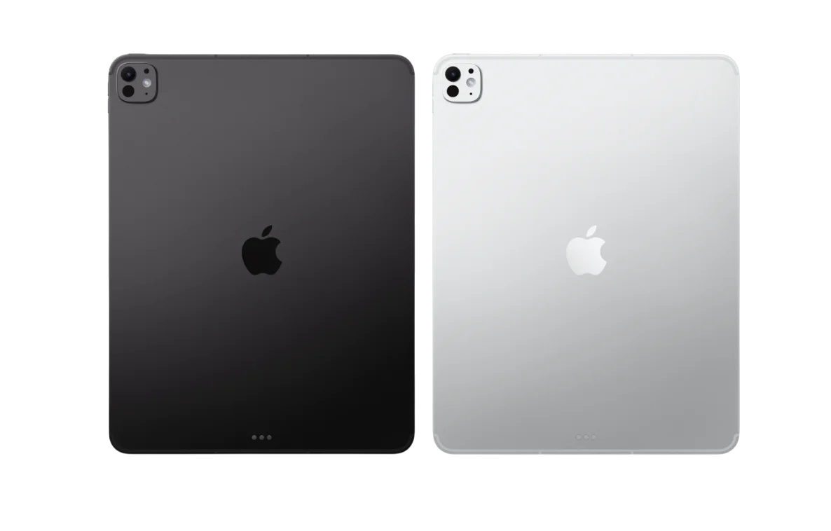 iPad Pro M5 в двух цветах (Silver и Space Black), вид сзади — купить в Сургуте