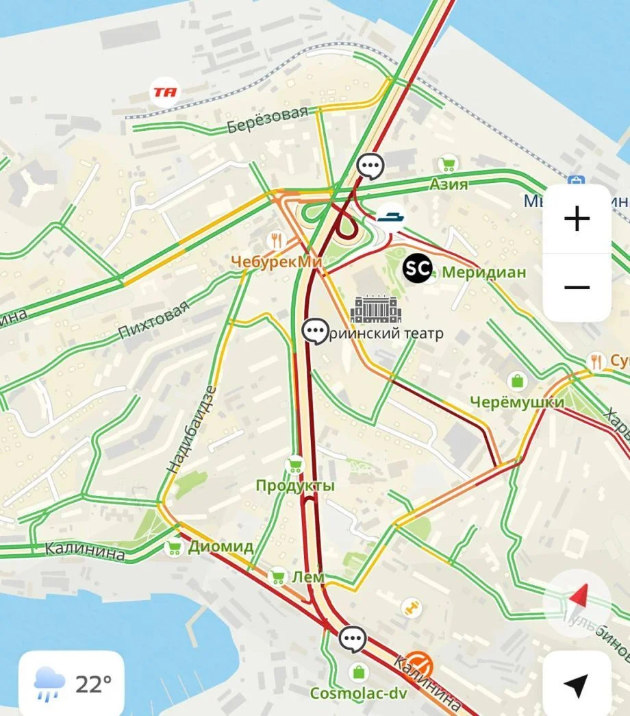 Пробки на дорогах