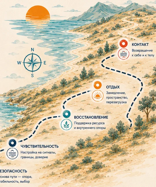 Карта путешествия Tour de Ventral