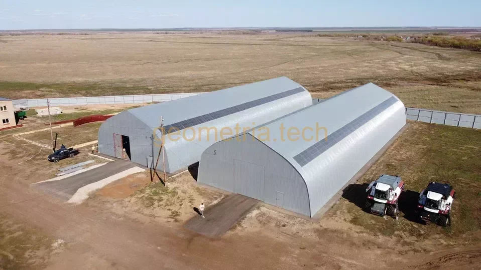 Каркасный ангар