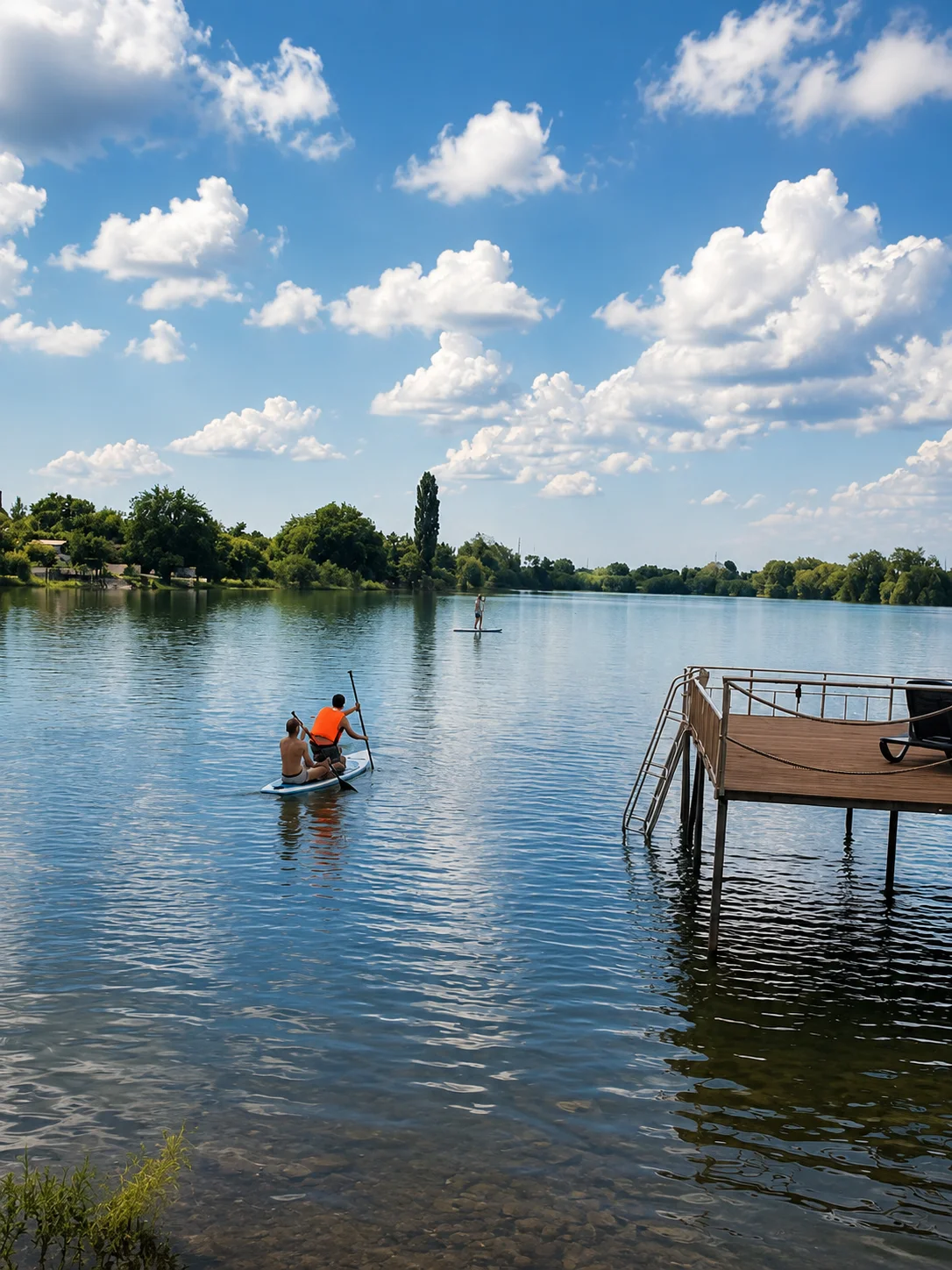 Прогулка на сапбордах по реке в RETREAT