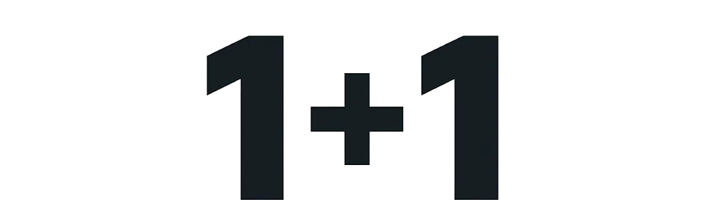 1+1