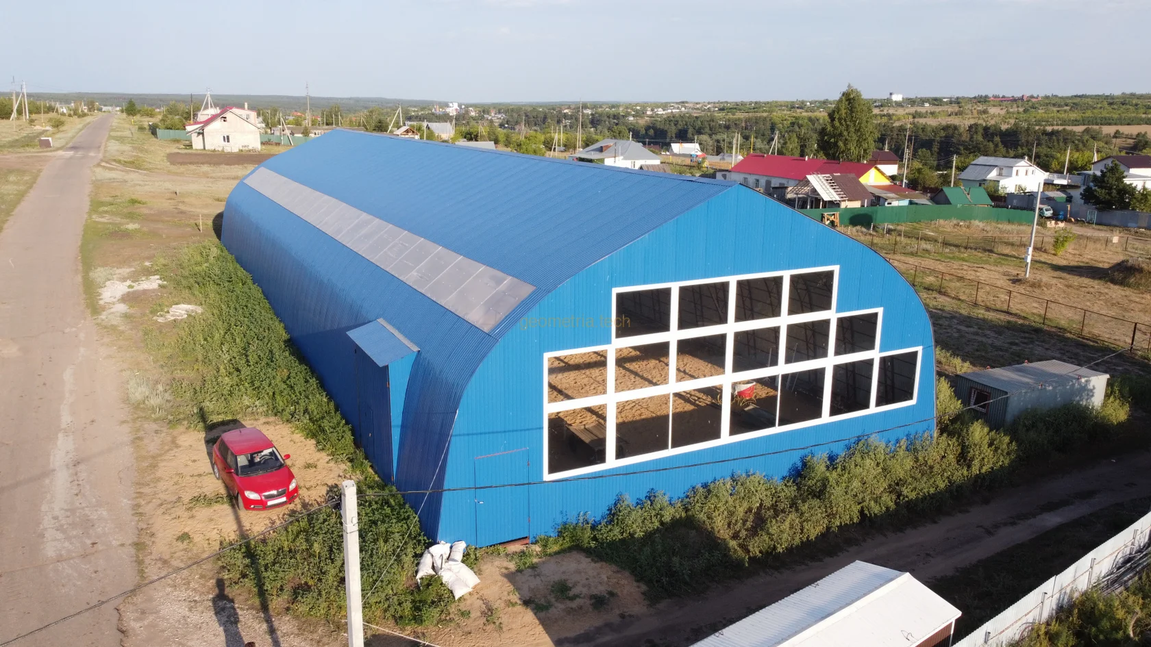 Каркасный ангар