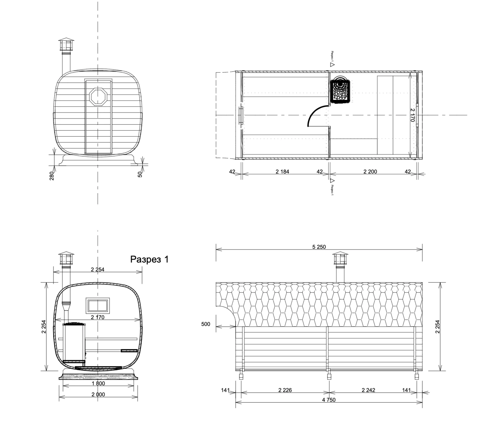 Чертёж Классик 5000