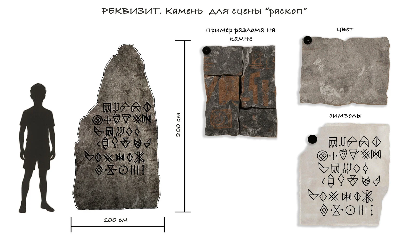 Эскиз камня