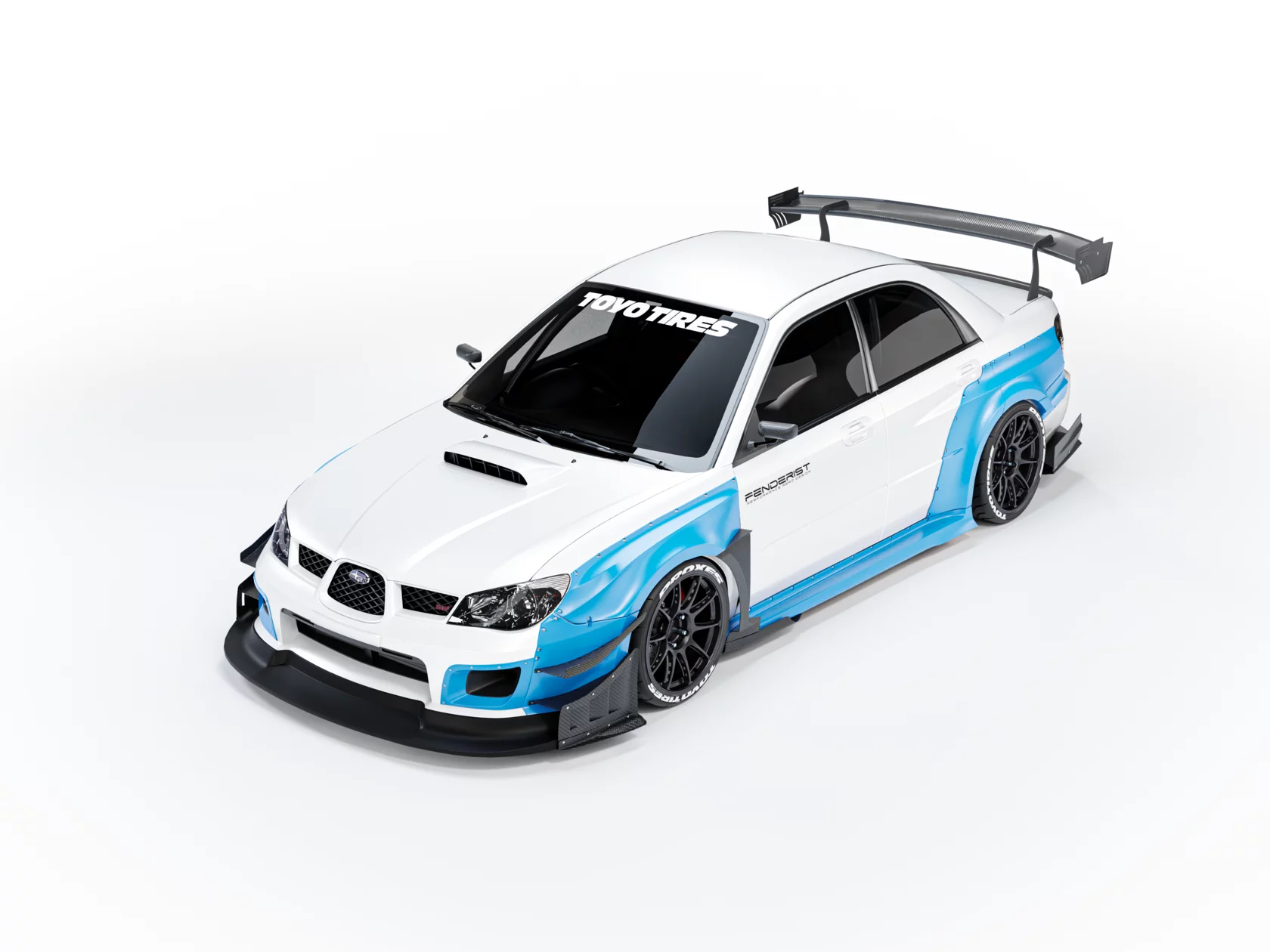 FENDERIST SPEC R Full Set ver 2.0 / WIDE BODY KIT SUBARU IMPREZA