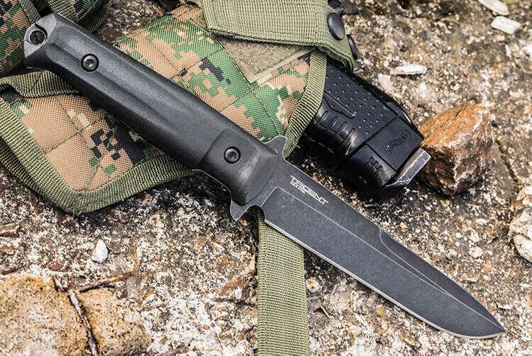 Kizlyar Supreme TRIDENT tactical fixed-blade knife