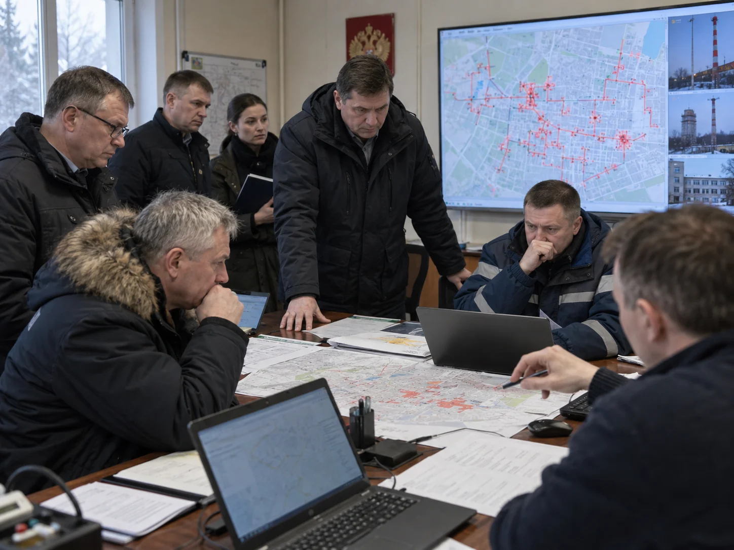 Зимняя коммунальная инфраструктура и аварийно-восстановительные работы.