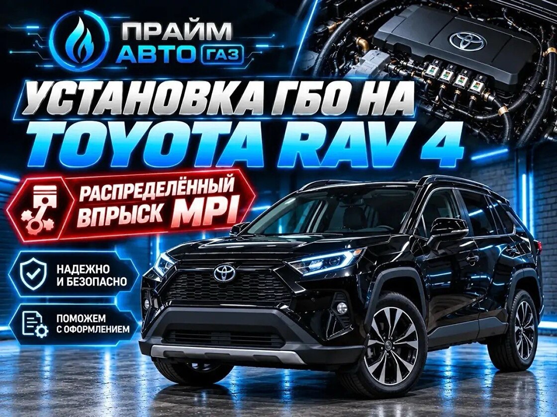 Установка ГБО на Toyota RAV 4