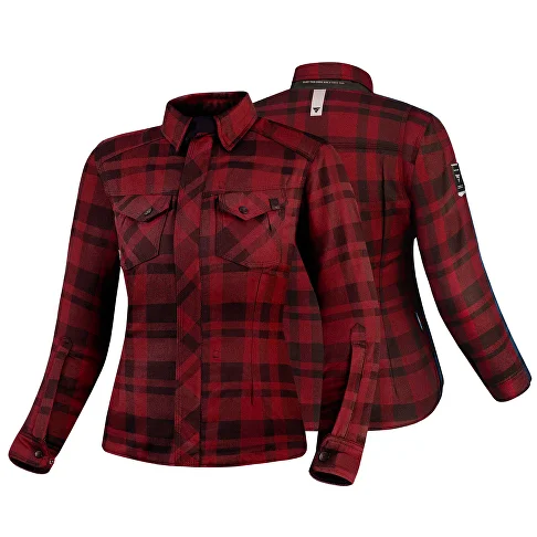 Моторубашка SHIMA Renegade 2 Lady Red, красный — примерка в магазине на Лиговском