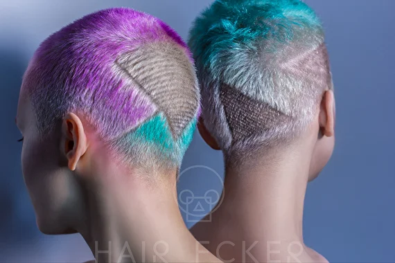 Ribbed Hair — рельефная стрижка в студии HairFcker