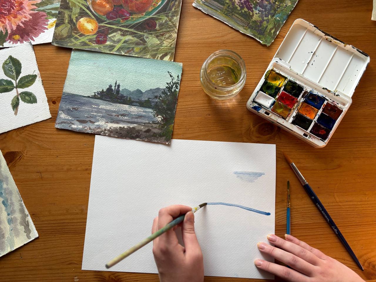 Акварель для начинающих